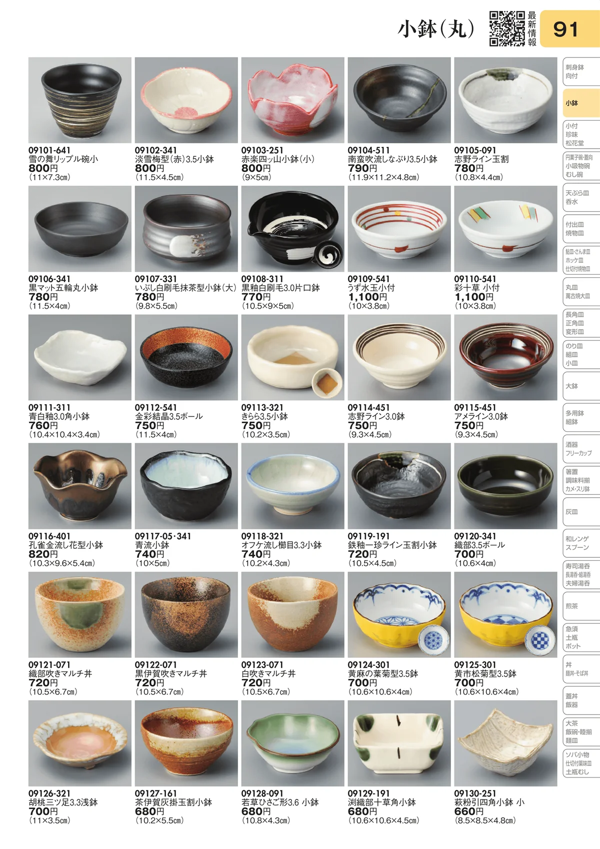 陶里vol.31・ページ番号91・小鉢（丸）