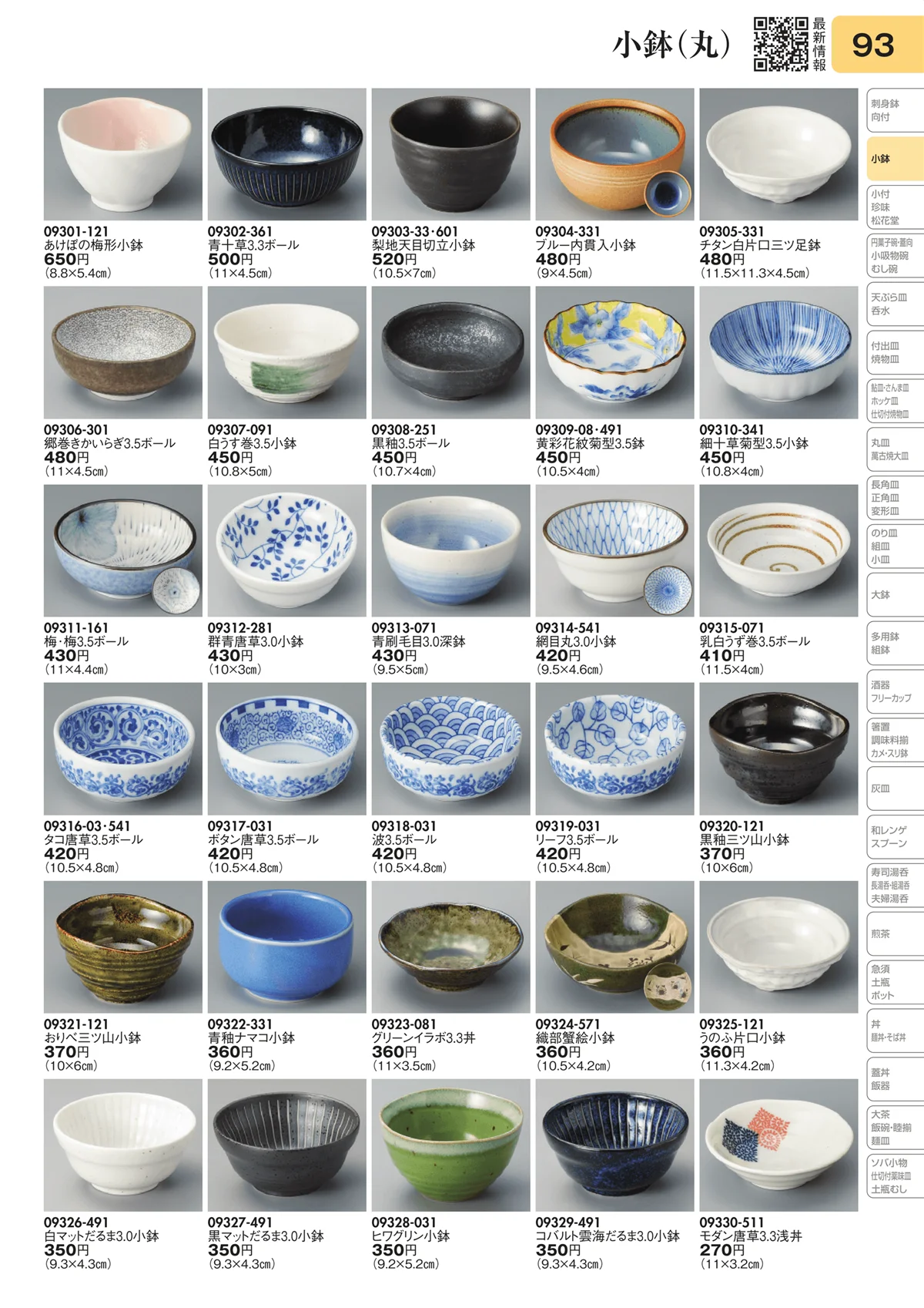 陶里vol.31・ページ番号93・小鉢（丸）