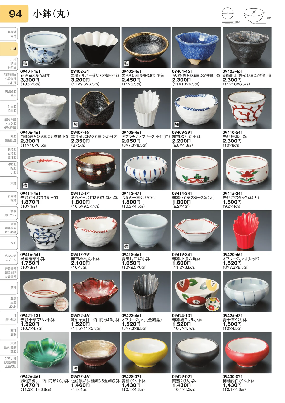 陶里vol.31・ページ番号94・小鉢（丸）
