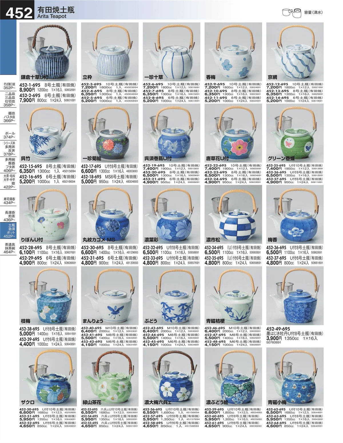 うつわ・ページ番号452・土瓶・急須・ポット