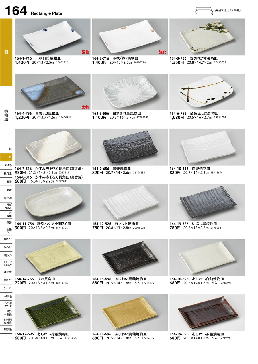 焼物皿 ページ164
