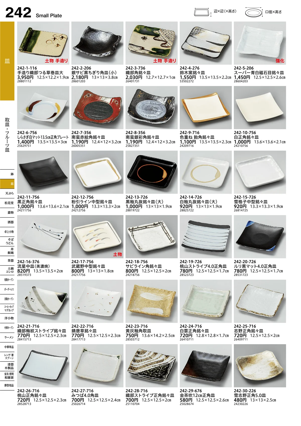うつわvol.16・ページ番号242・取皿・フルーツ皿