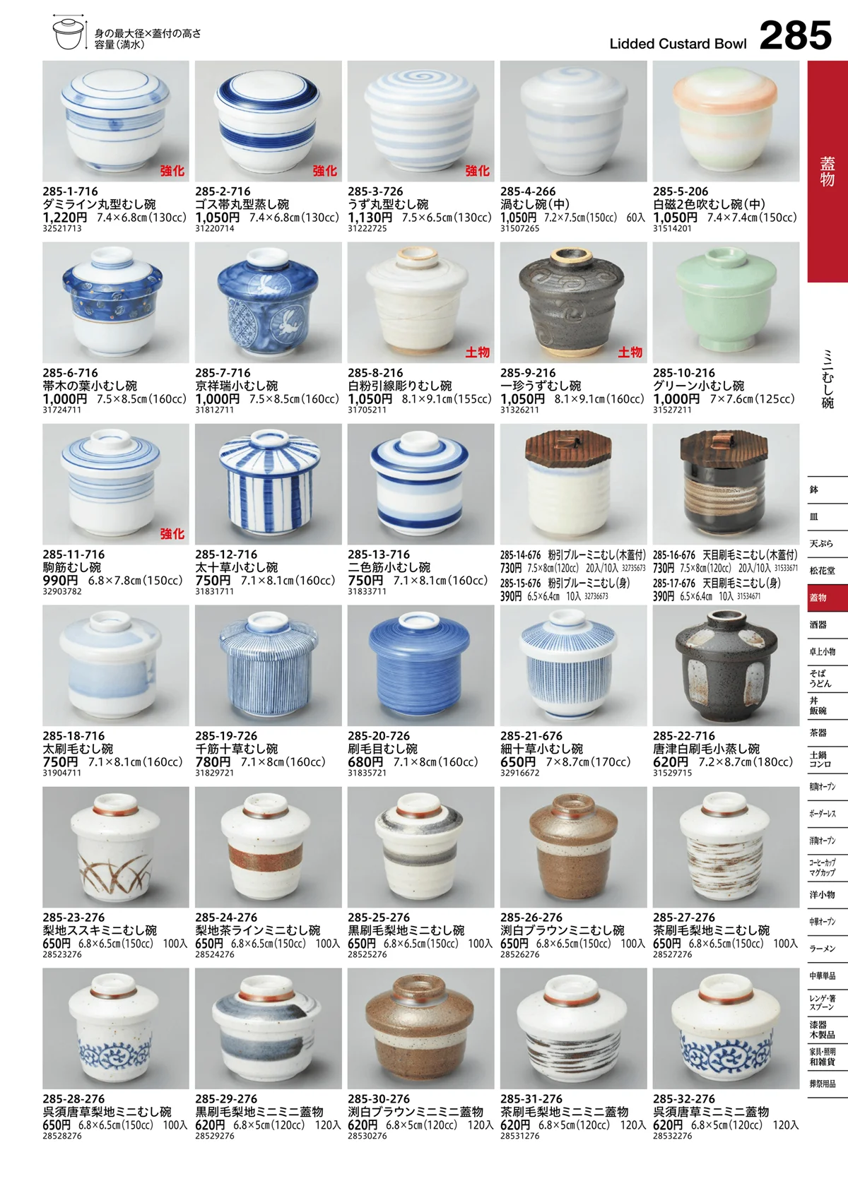 うつわvol.16・ページ番号285・ミニむし碗