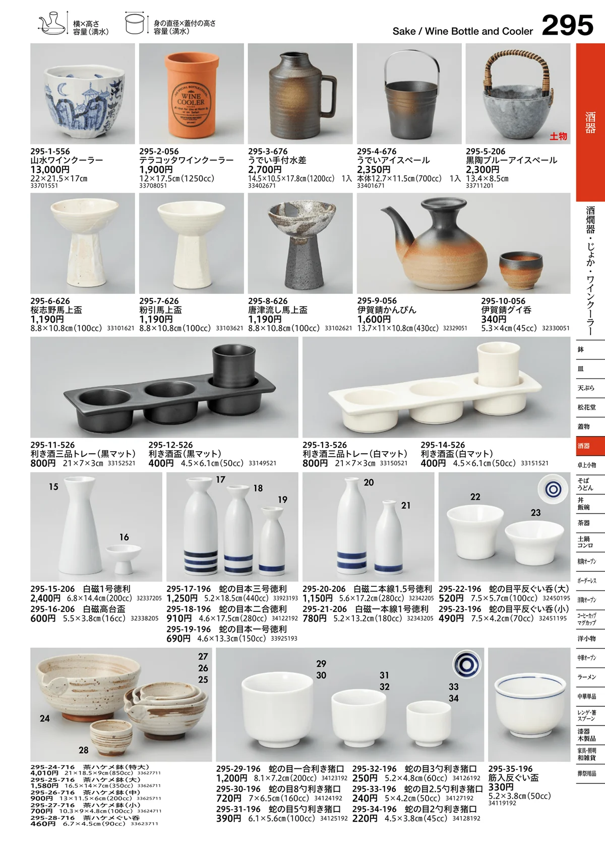 うつわvol.16・ページ番号295・酒燗器・じょか・ワインクーラー
