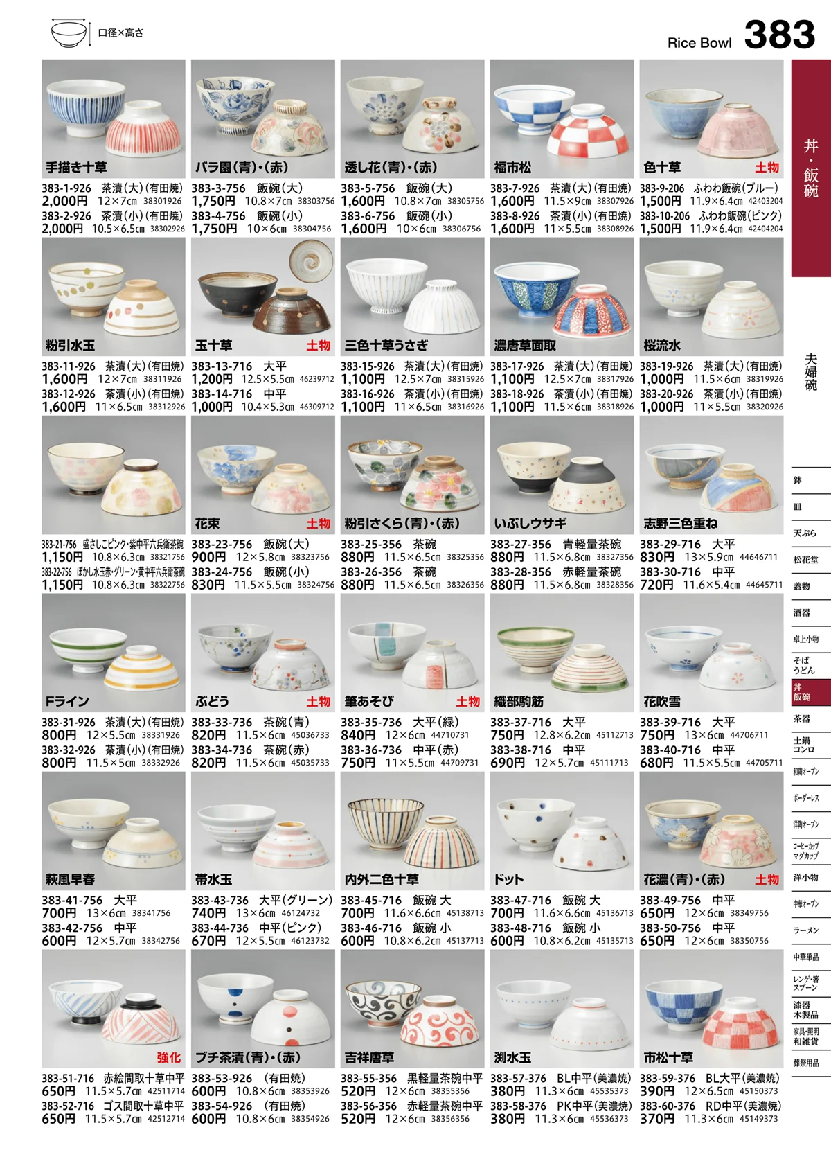 うつわvol.16・ページ番号383・夫婦碗