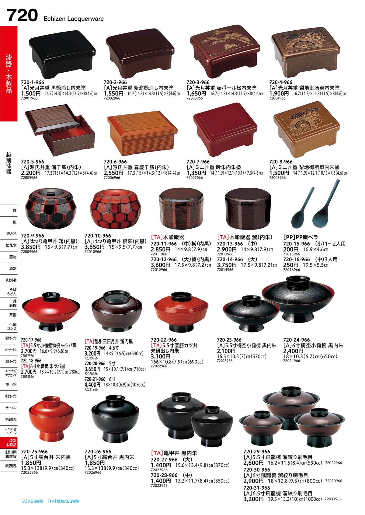 うつわvol.16・ページ番号720・越前漆器