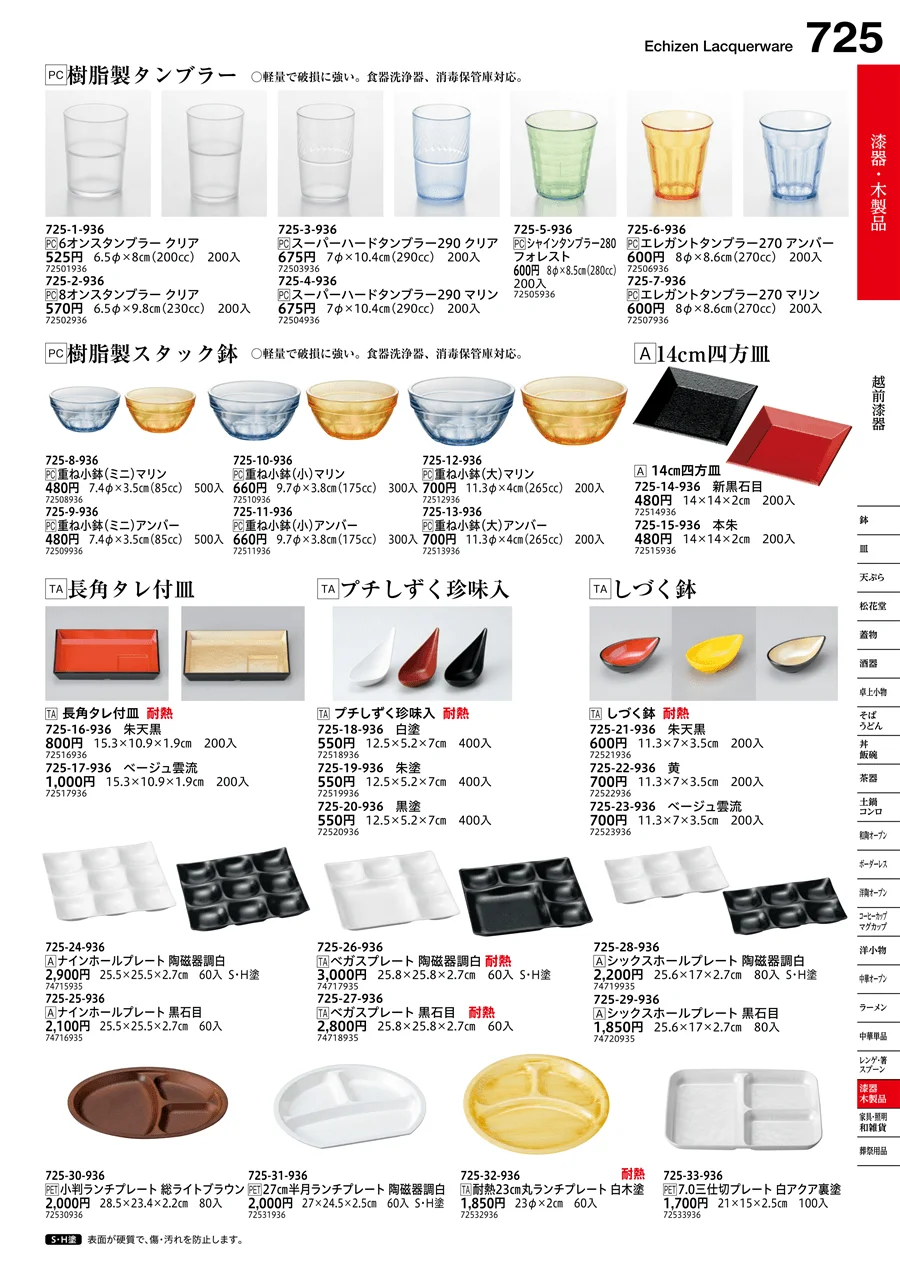 越前漆器 ページ725