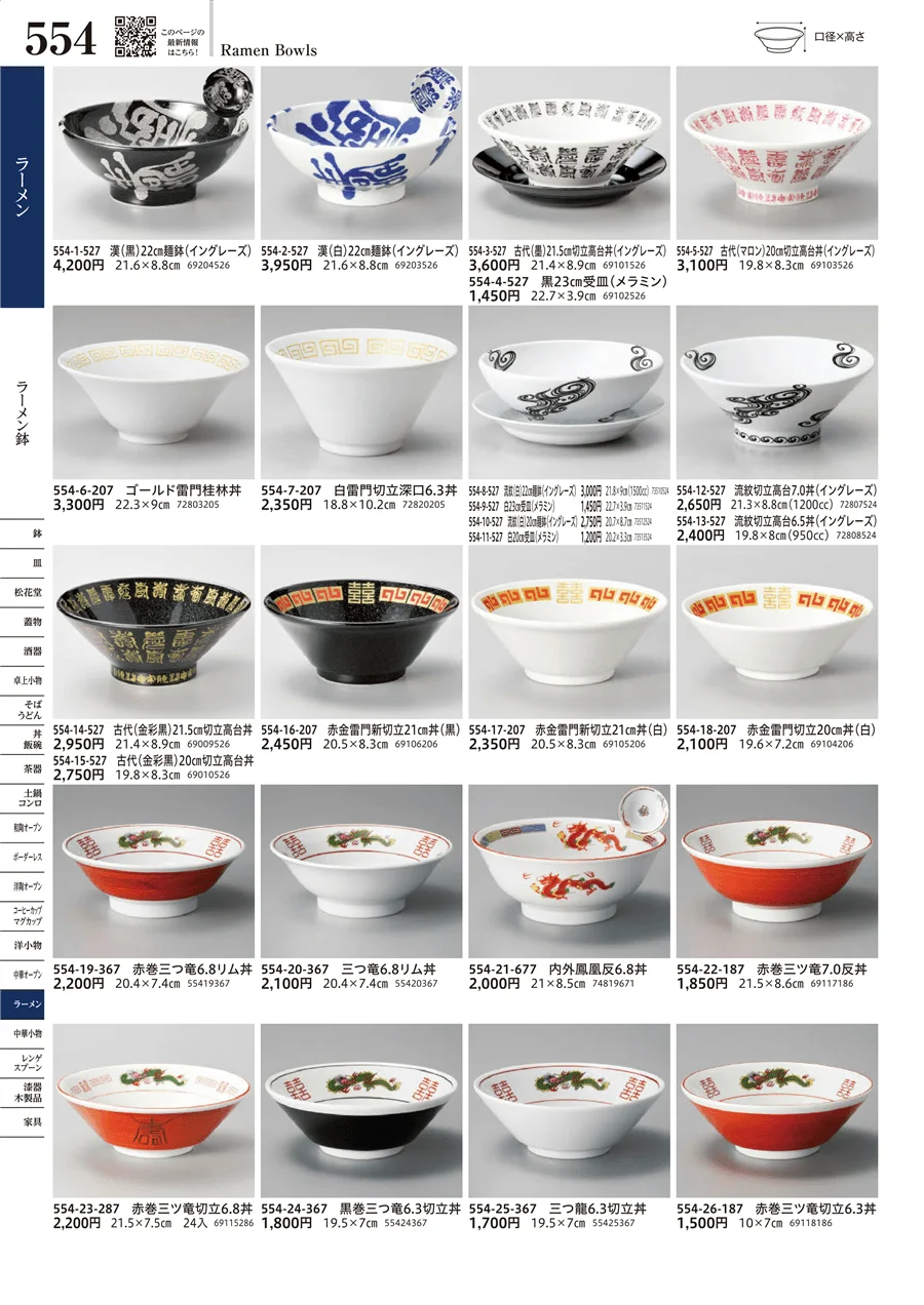 ラーメン鉢 ページ554