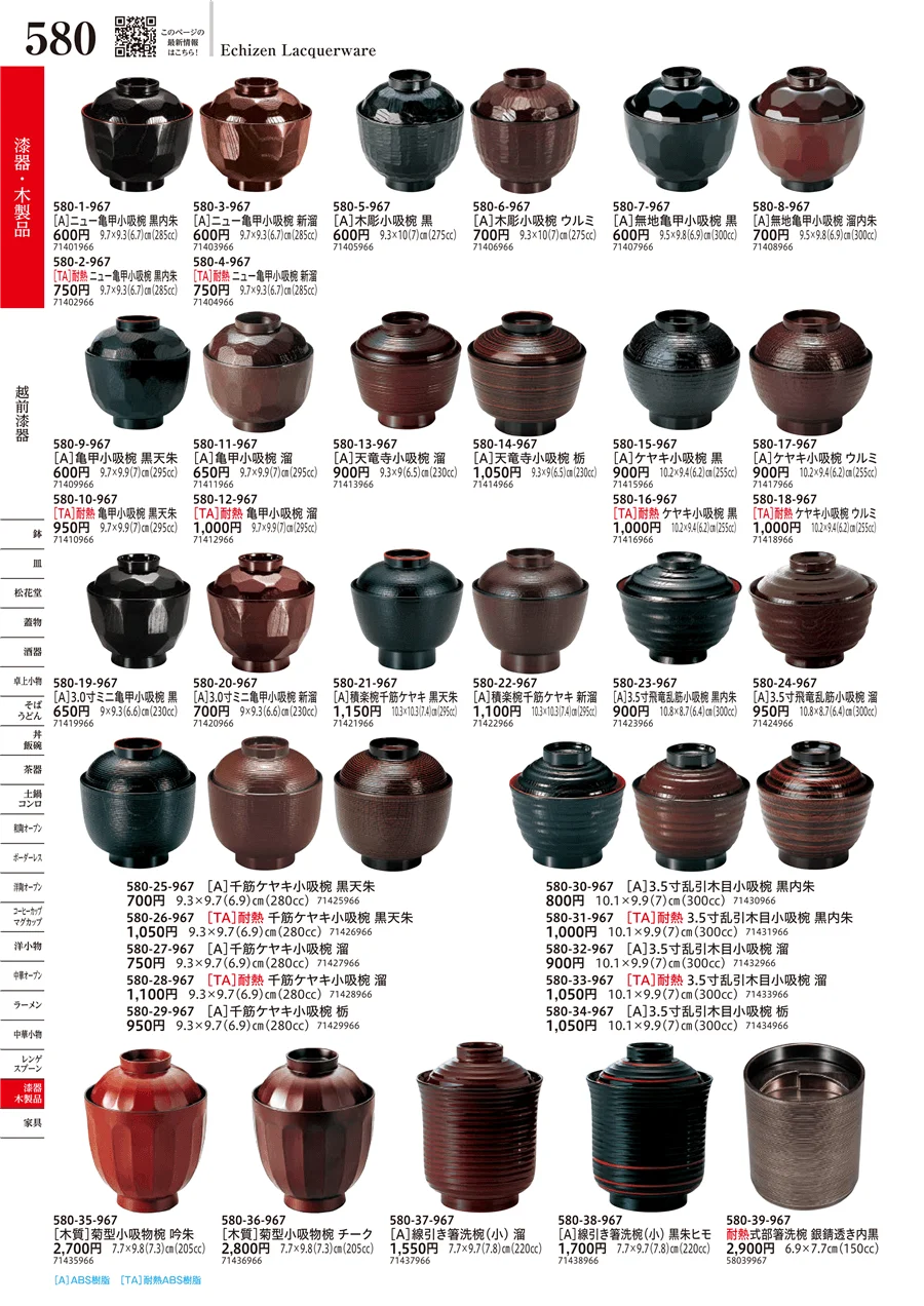 越前漆器 ページ580
