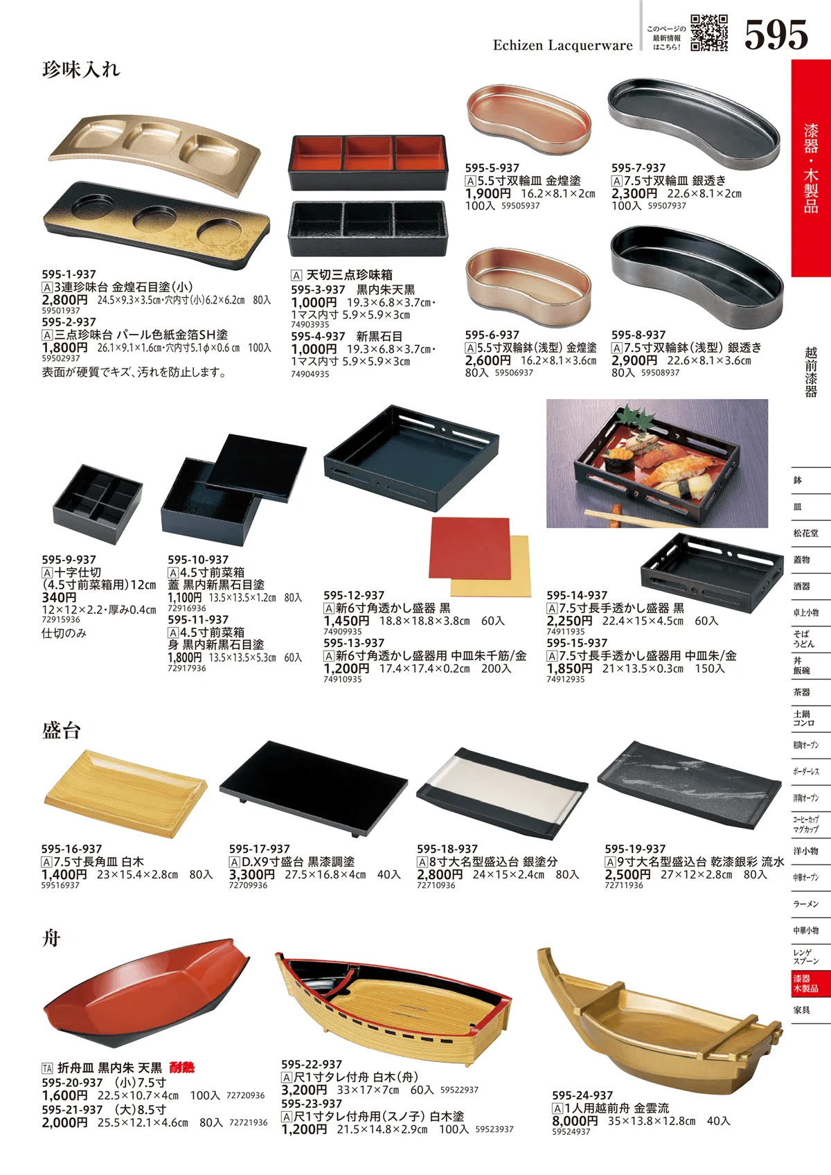 うつわvol.17・ページ番号595・越前漆器