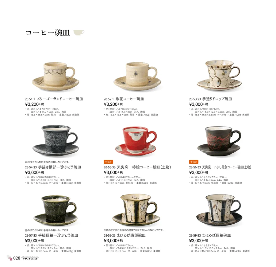 コーヒー碗皿 ページ28