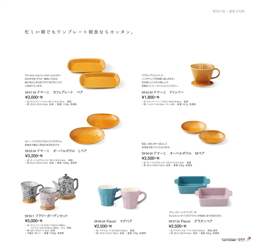 victory_vol.31・ページ番号59・朝食の器