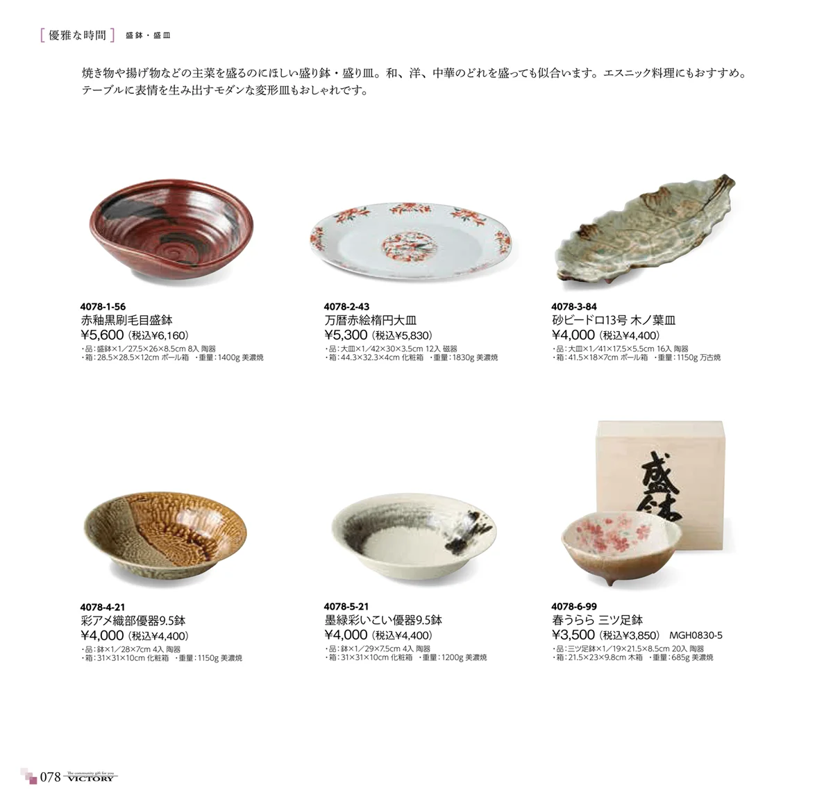 victory_vol.34・ページ番号78・盛鉢・盛皿