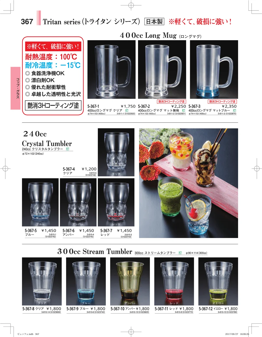 ガラス・アクリル・取皿 ページ367