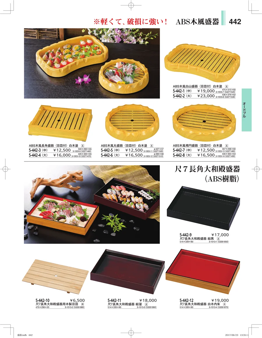盛器・バイキング・プレート・珍味陶器 ページ442