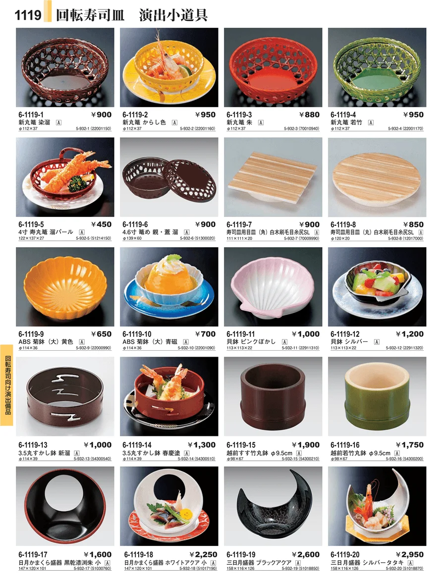 回転寿司向け演出備品 ページ1119