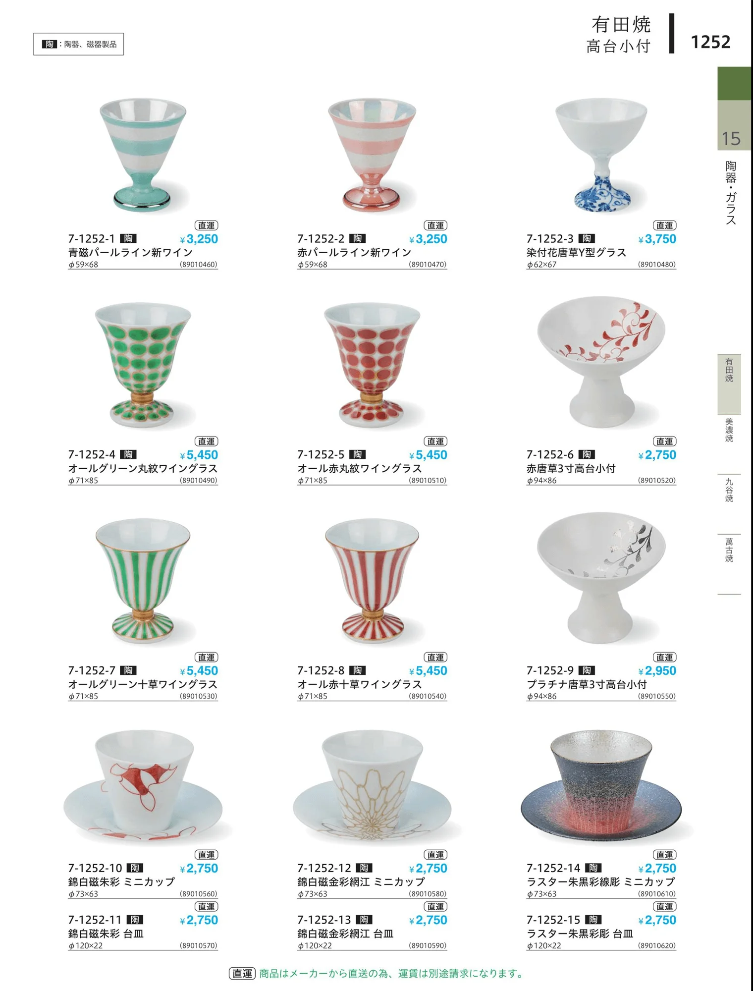 やすらぎvol.34・ページ番号1252・高台小付・高台中付