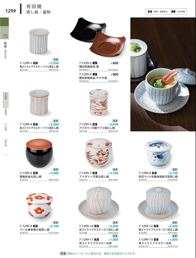 茶碗・蓋物 ページ1299