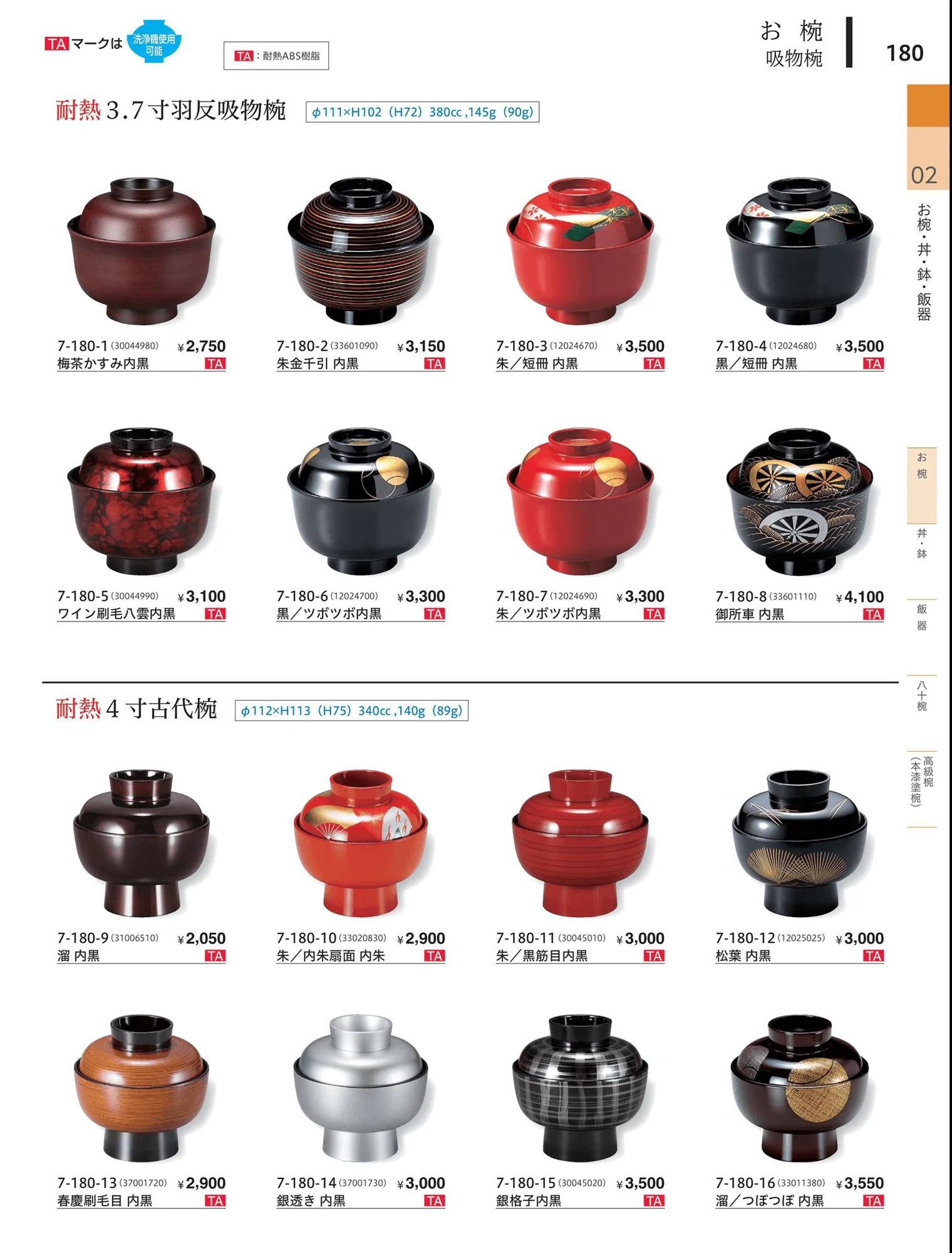 やすらぎvol.34・ページ番号180・飯椀