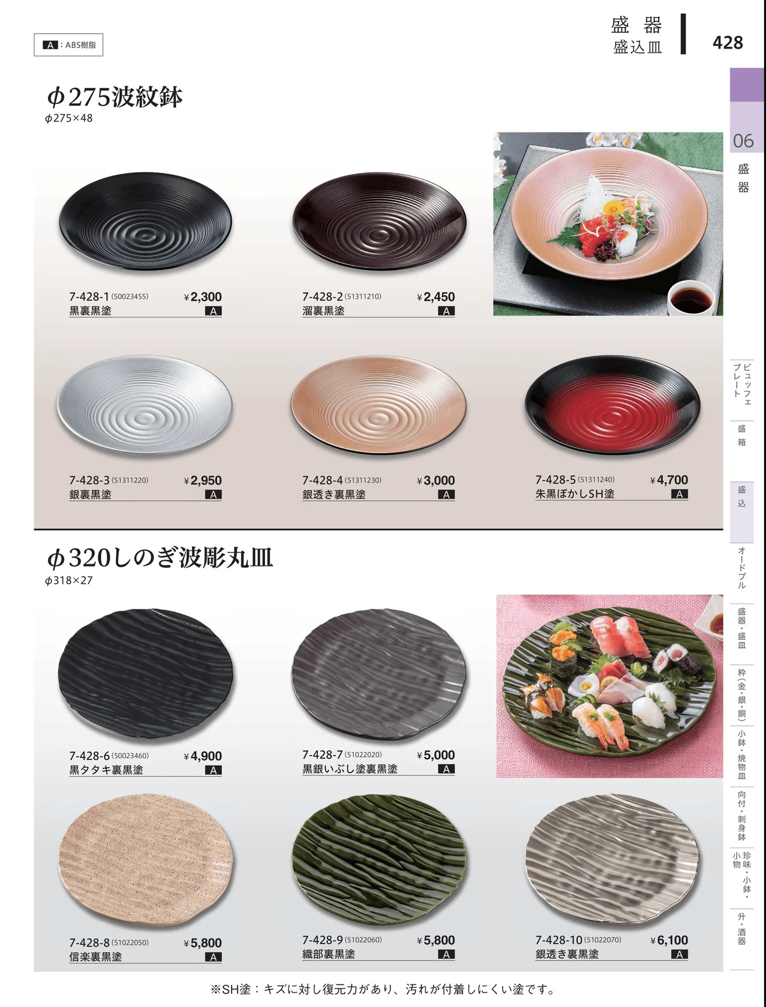 やすらぎvol.34・ページ番号428・盛込・盛込皿（大皿）