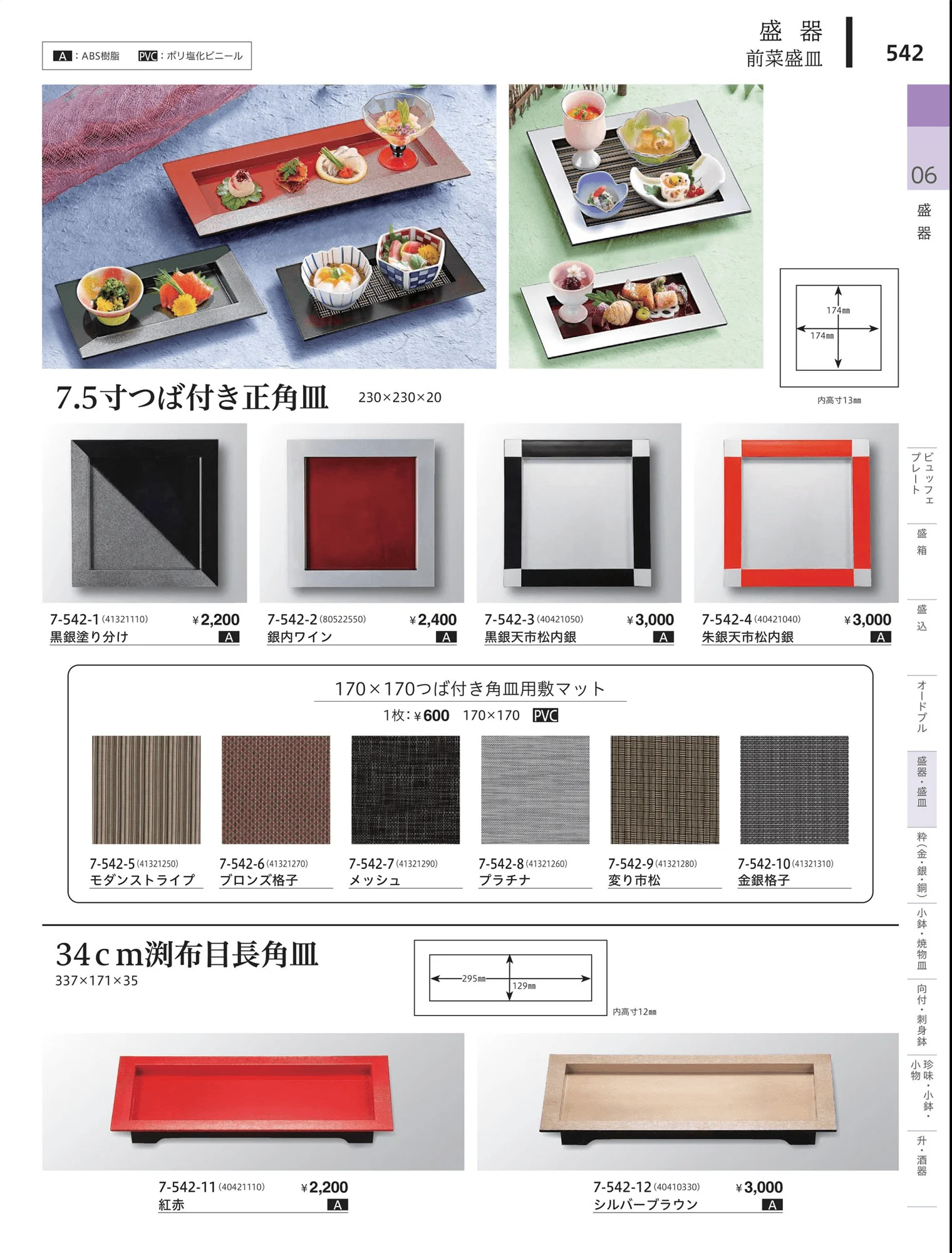 やすらぎvol.34・ページ番号542・盛器