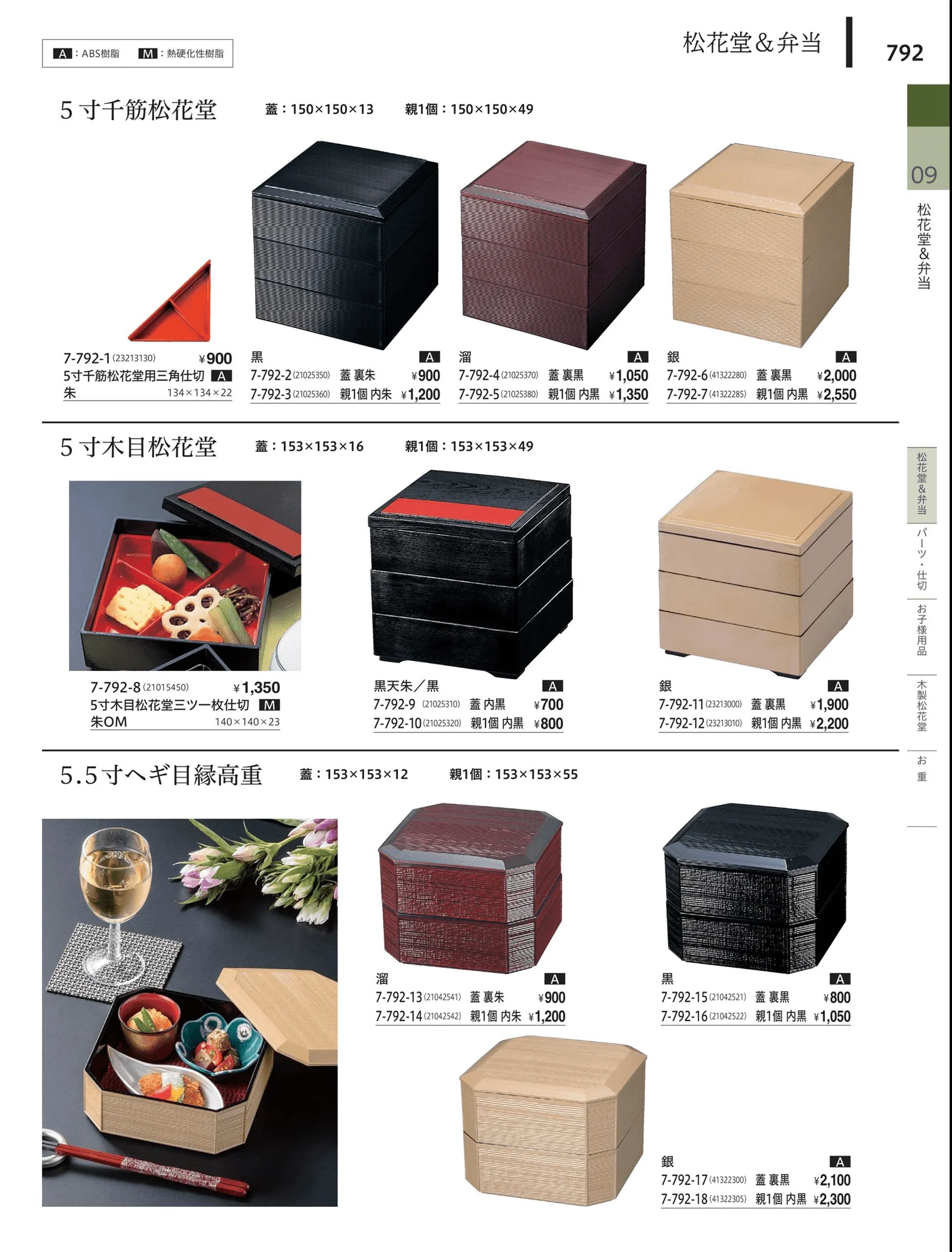 やすらぎvol.34・ページ番号792・松花堂・弁当・キッズ用品