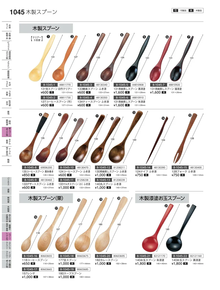 スプーン・レンゲ・お玉 ページ1045