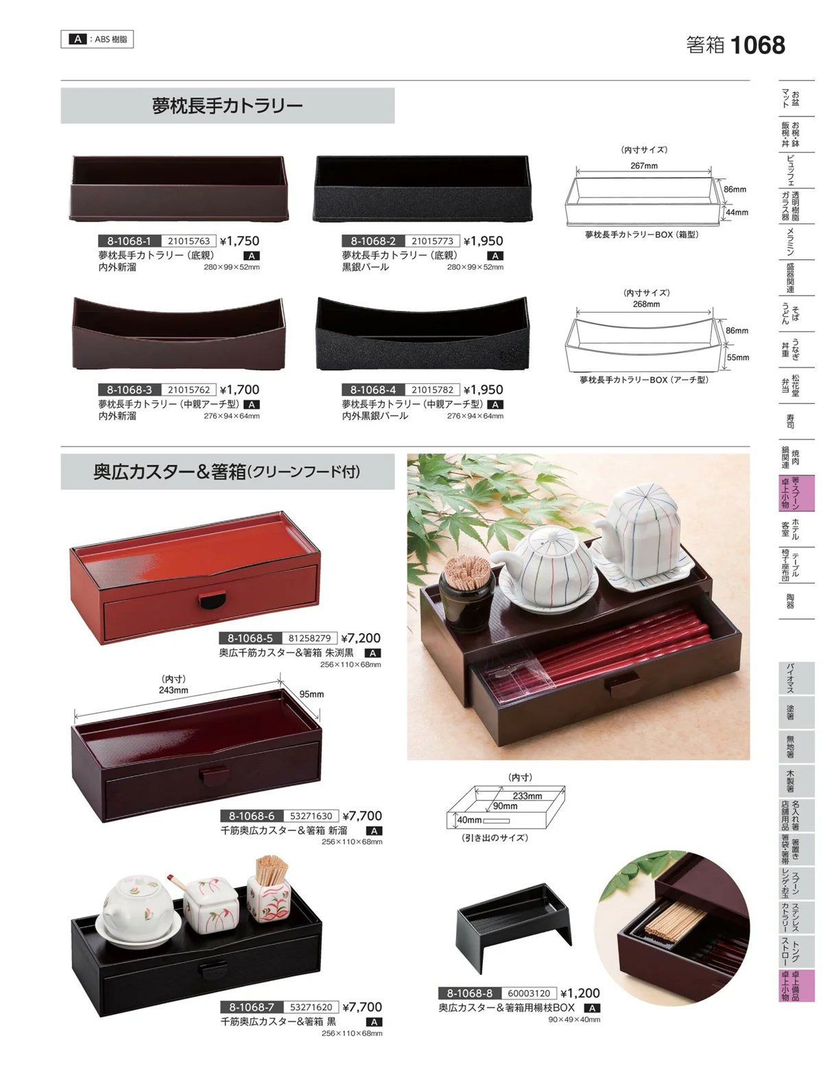 やすらぎvol.35・ページ番号1068・卓上備品・卓上小物