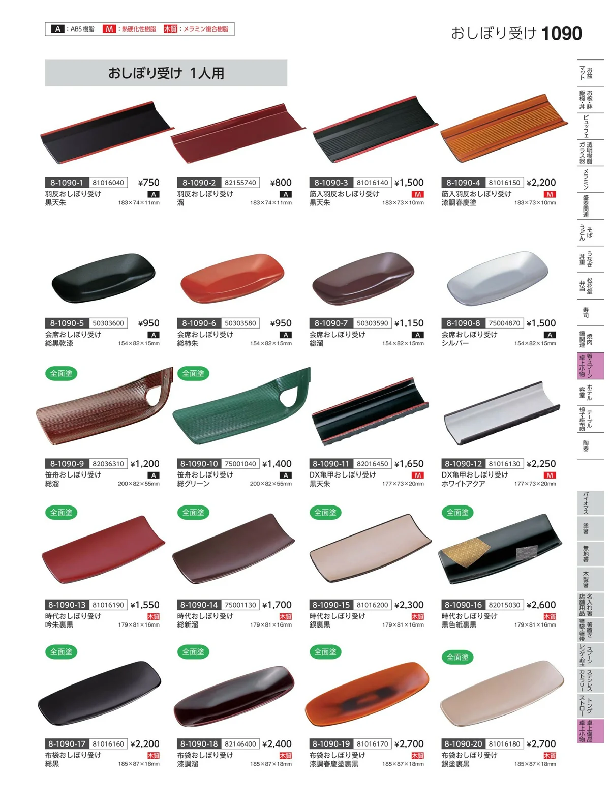 やすらぎvol.35・ページ番号1090・卓上備品・卓上小物