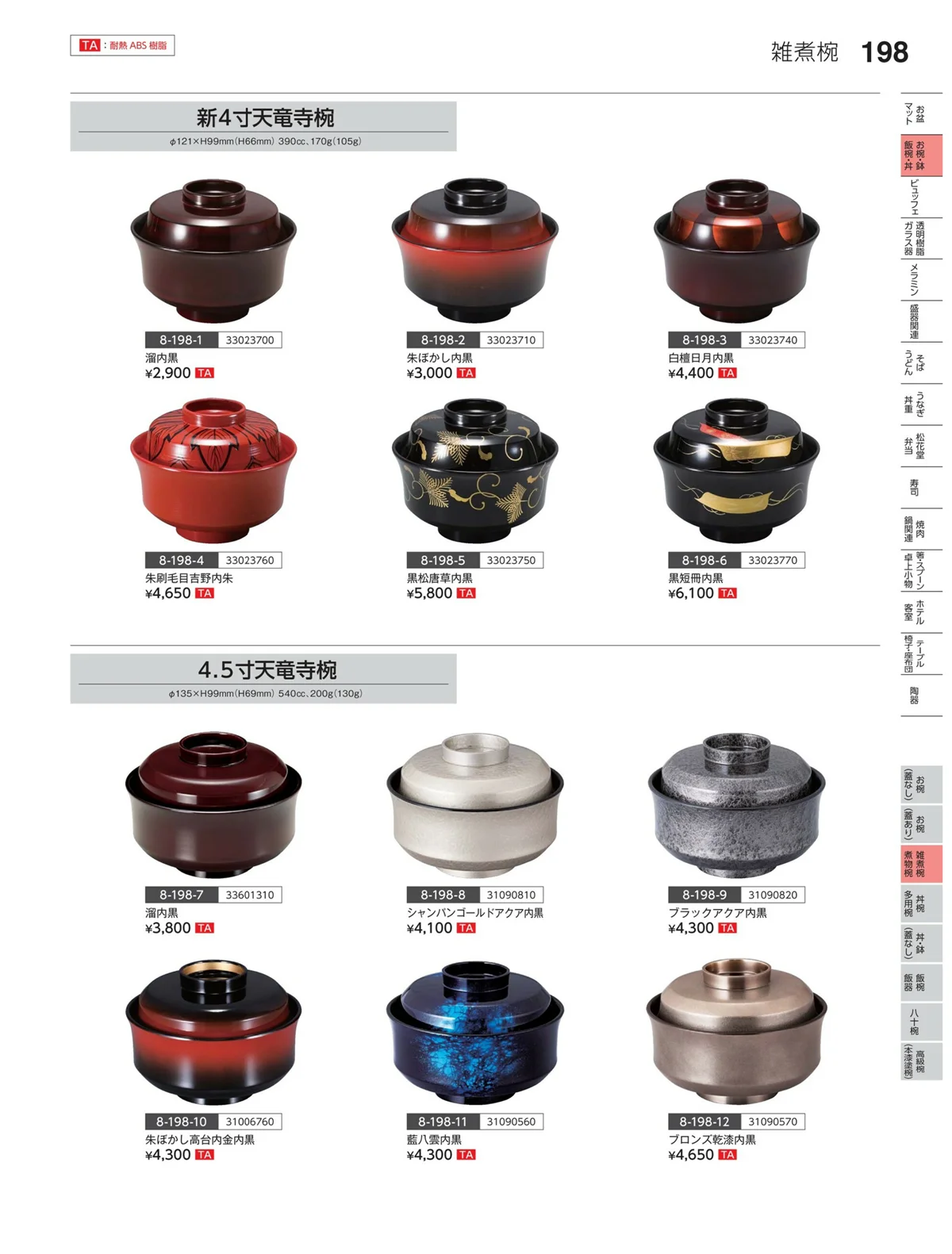 やすらぎvol.35・ページ番号198・雑煮椀・煮物椀