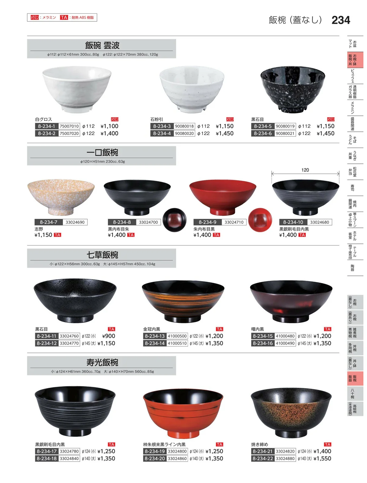 やすらぎvol.35・ページ番号234・麺鉢・麺器
