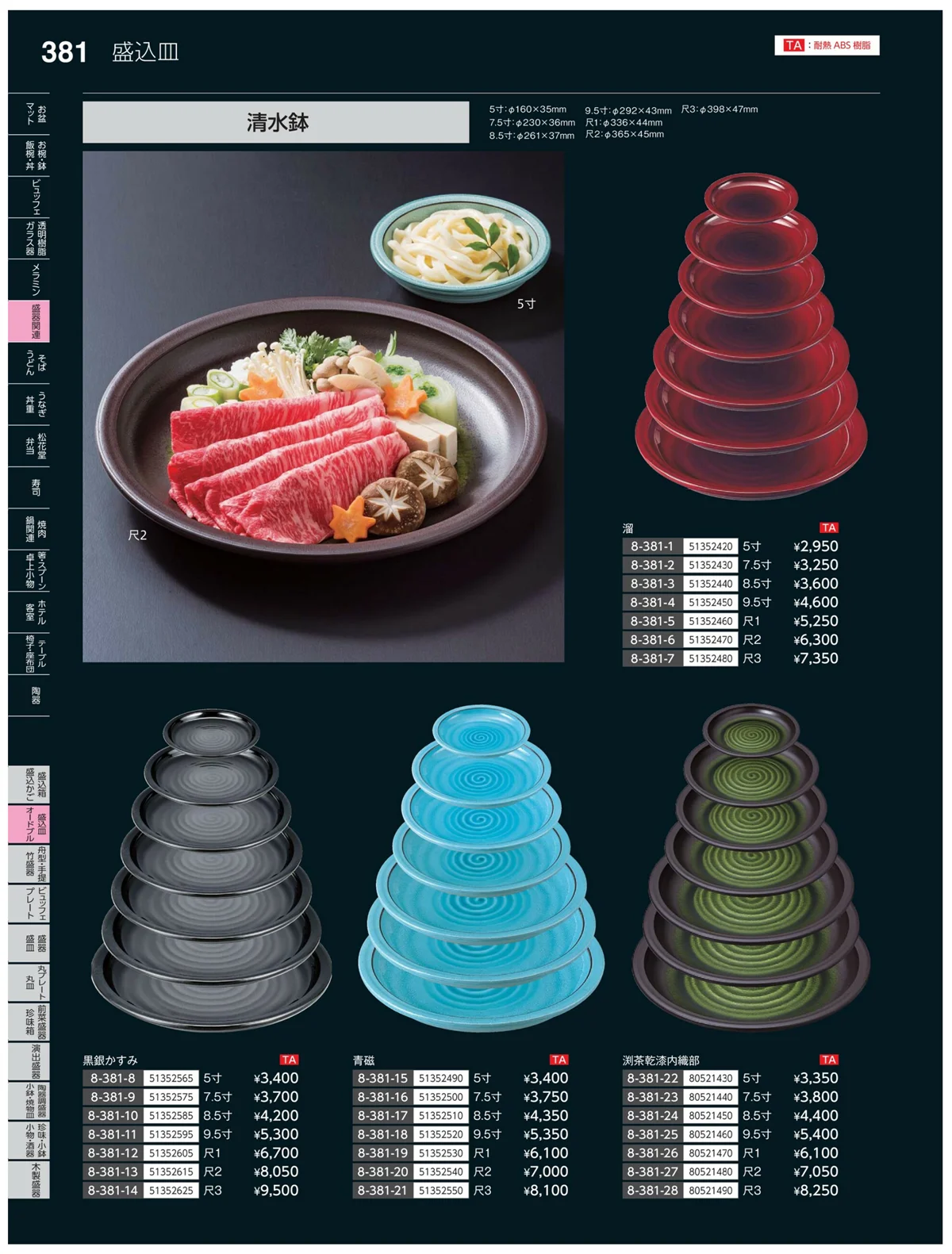 やすらぎvol.35・ページ番号381・盛込皿・オードブル