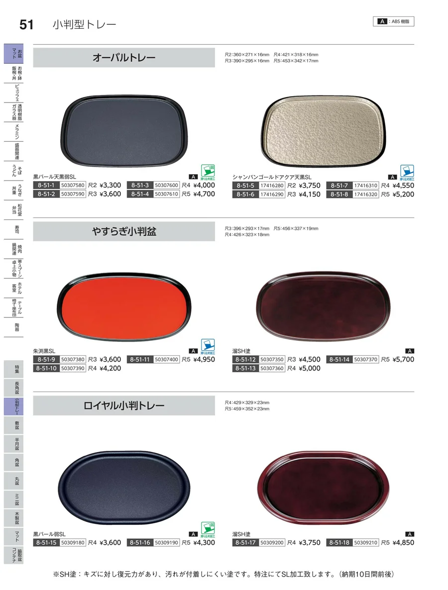 小判盆トレー ページ51