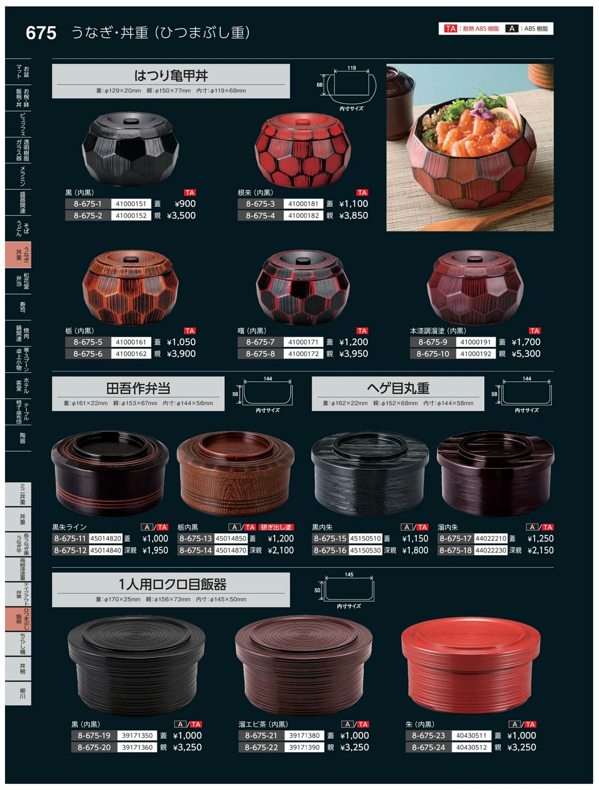 やすらぎvol.35・ページ番号675・ひつまぶし飯器