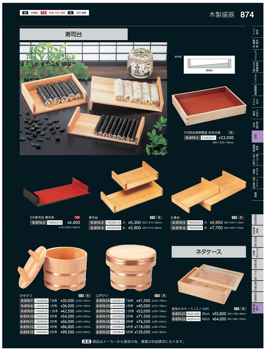 木製桶・飯切 ページ874