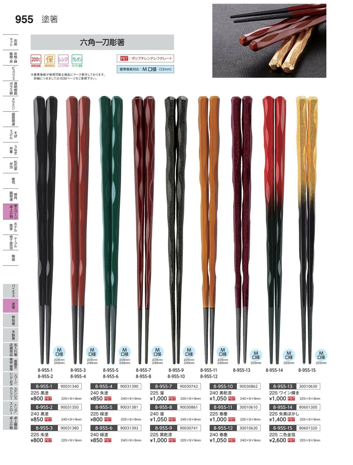 やすらぎvol.35・ページ番号955・箸関連