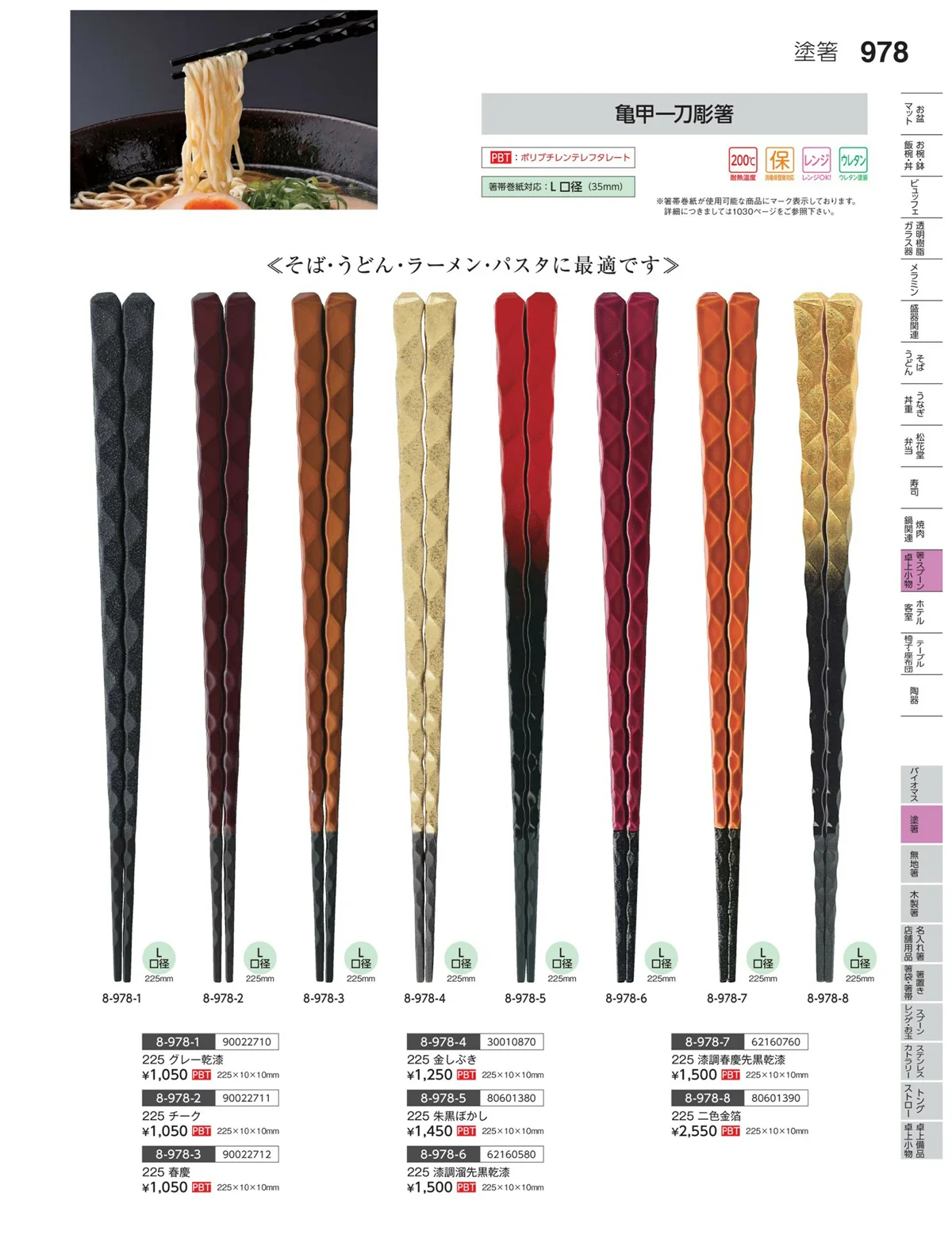 やすらぎvol.35・ページ番号978・箸関連