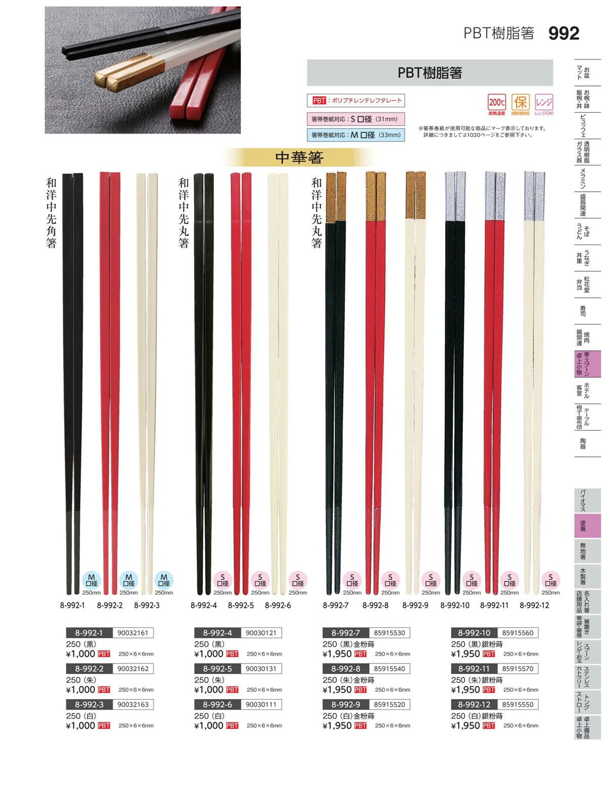 やすらぎvol.35・ページ番号992・箸関連
