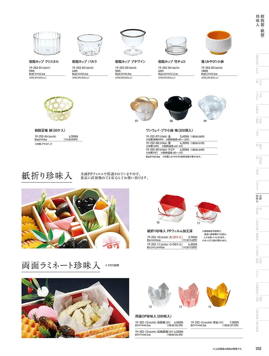 樹脂珍味入 ページ252